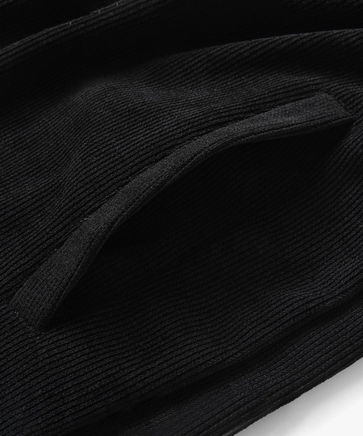 アイモハ aimoha aimoha MEN/裾ファスナー付き コーデュロイライクパンツ/Corduroy-style pants with zippered cuffs （ブラック） ブラック
