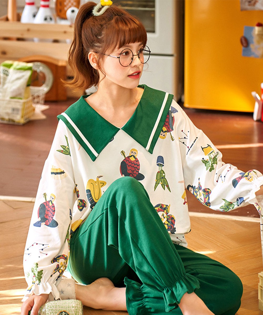 アイモハ aimoha 【秋冬新作】セットアップ ルームウェア designs by korea （グレー(メンズ)） グレー(メンズ)