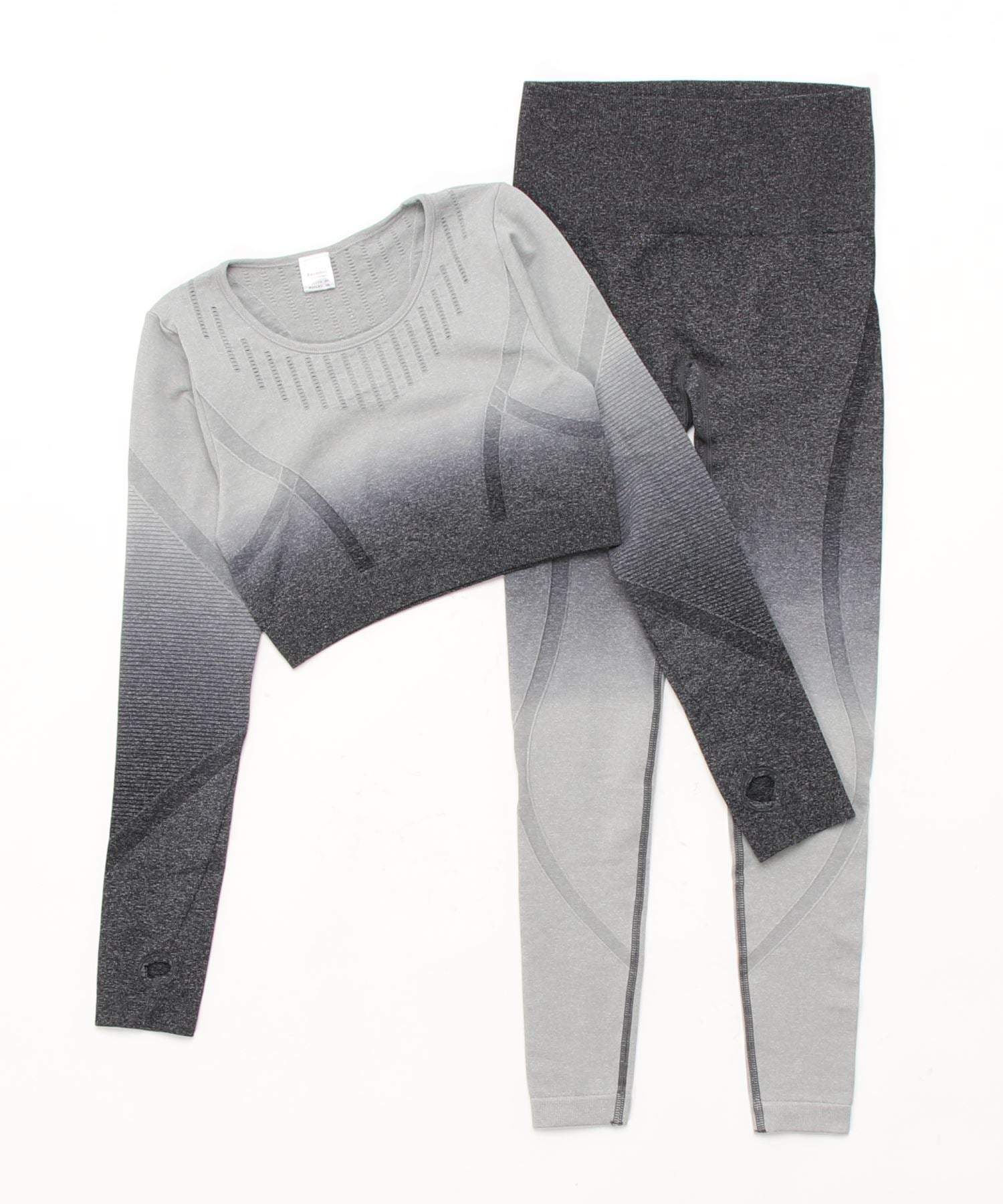 aimoha 【Jasmine Grandiflorum】 Yoga Wear T-Shirt Leggings Set Up