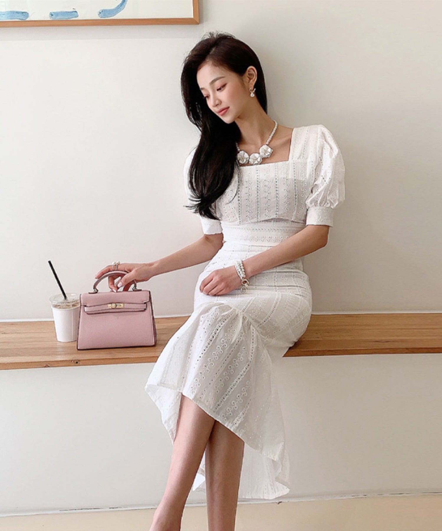 アイモハ aimoha Jasmine Grandiflorum【Jasmine】コットンマーメイドスカートセットアップ