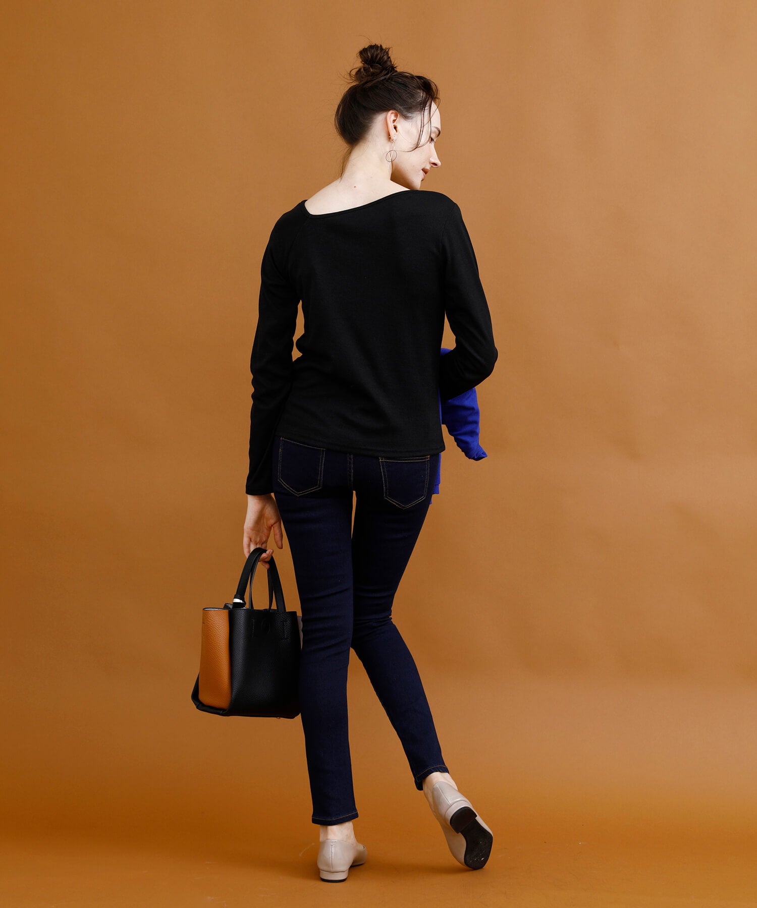 アイモハ aimoha クラッシュストレッチデニム （INDIGO） INDIGO