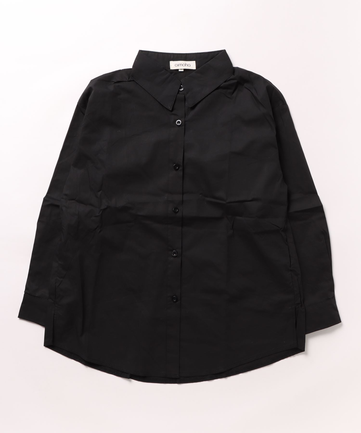 アイモハ aimoha コットンカラーオーバーシャツ