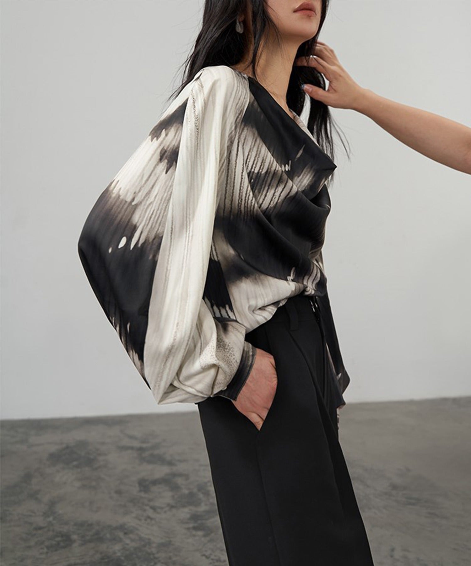 アイモハ aimoha ボリュームスリーブブラウス