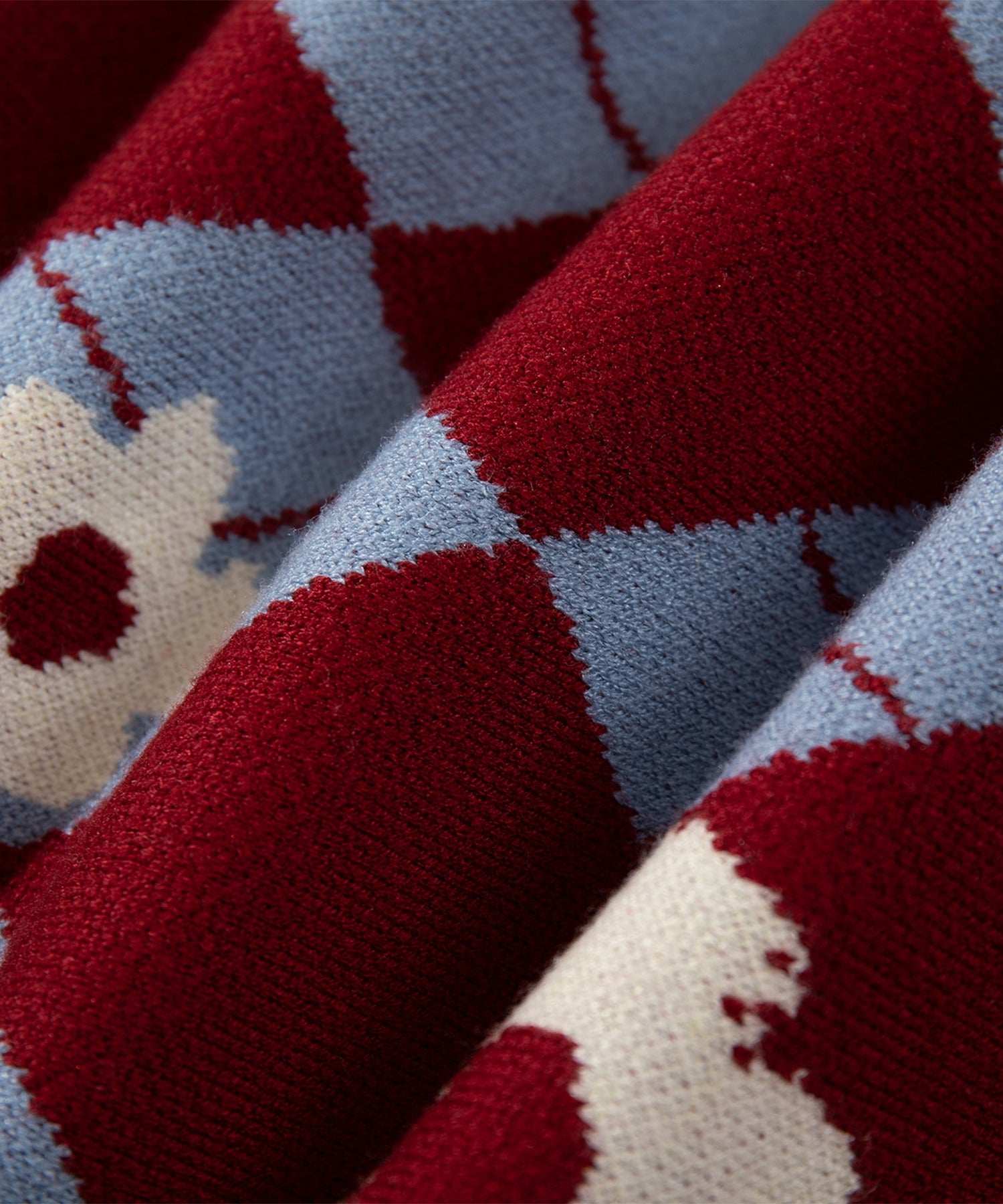 アイモハ aimoha HOOK -original- 花與阿爾蓋爾圖案瘋狂針織背心