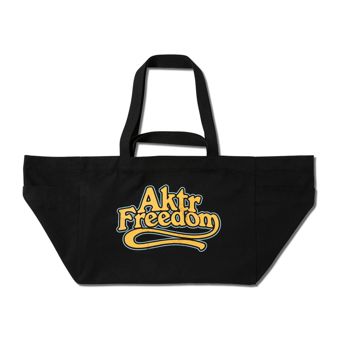 アクター AKTR フリーダム ロゴ トートバッグ（FREEDOM LOGO BIG TOTE BAG） （BK） BK