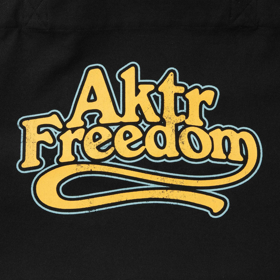 アクター AKTR フリーダム ロゴ トートバッグ（FREEDOM LOGO BIG TOTE BAG） （BK） BK