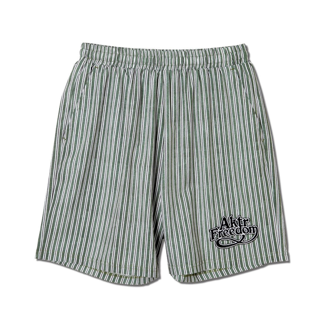 アクター AKTR フリーダム ストライプ 5.5インチ ショート ワイド パンツ（FREEDOM STRIPE 5.5-IN SHRT WD PNTS） （GY） GY