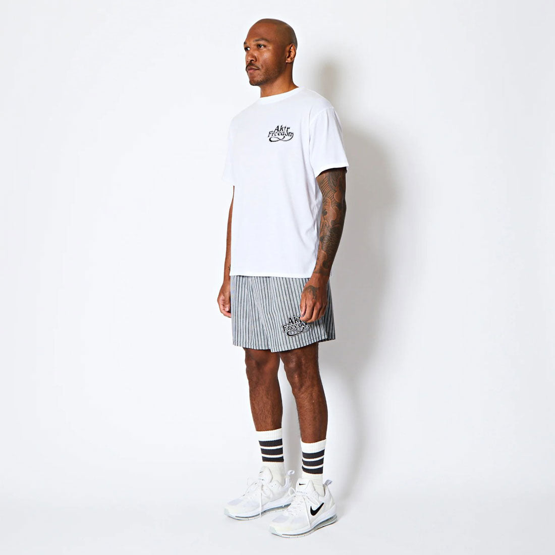 アクター AKTR フリーダム グラフィック ルーズフィット T/C ティー（FREEDOM GRAPHIC LOOSE FIT T/C TEE） （WH） WH