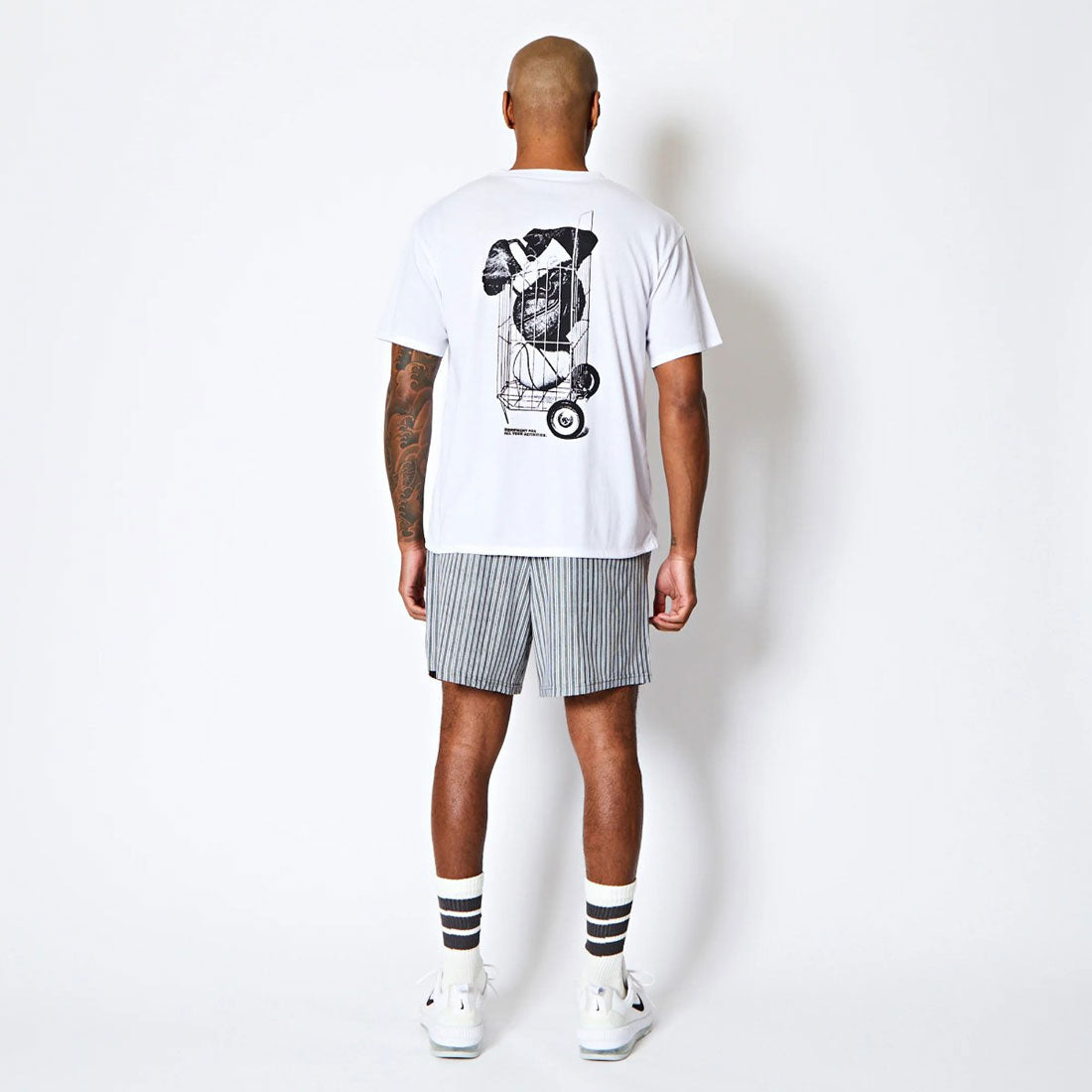 アクター AKTR フリーダム グラフィック ルーズフィット T/C ティー（FREEDOM GRAPHIC LOOSE FIT T/C TEE） （WH） WH