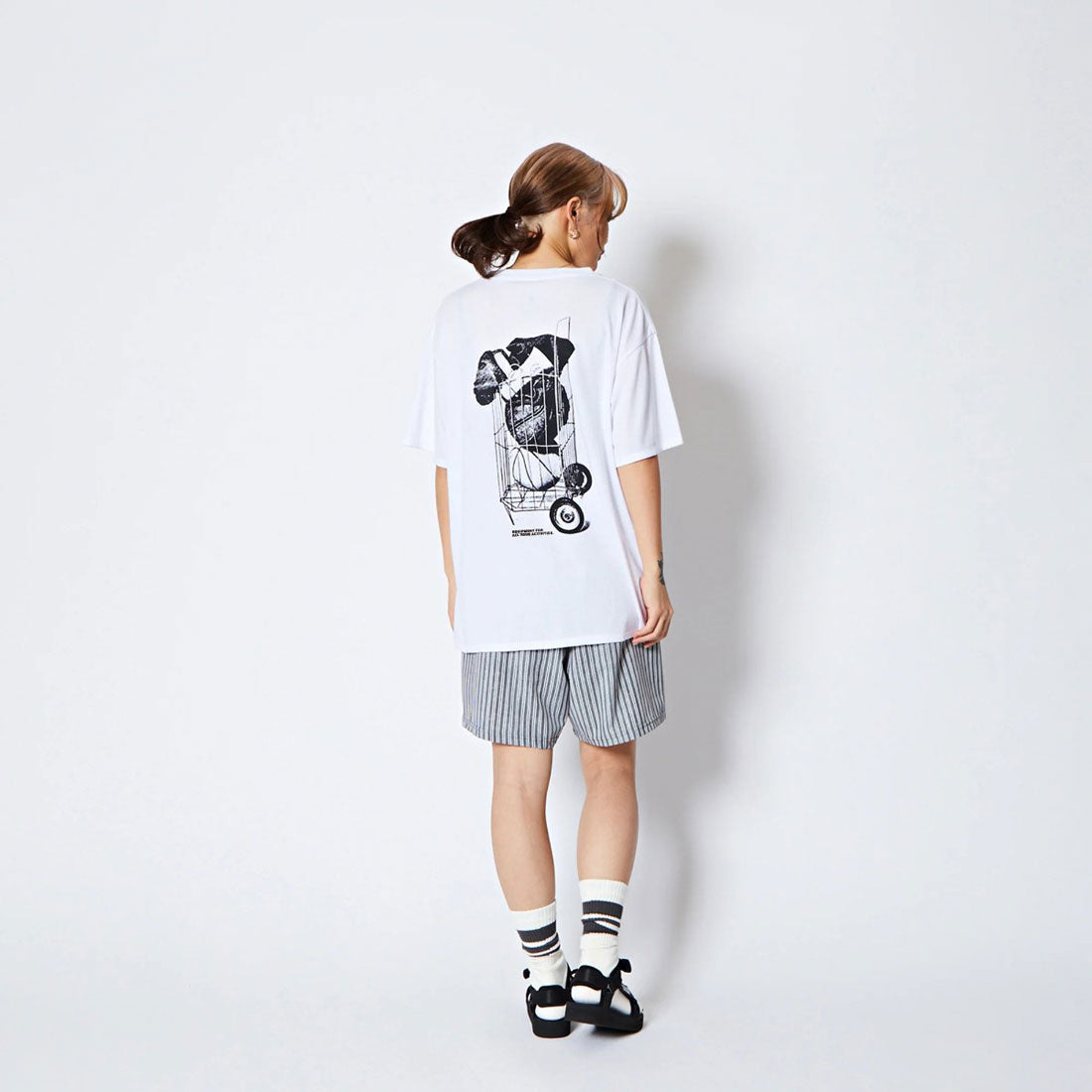 アクター AKTR フリーダム グラフィック ルーズフィット T/C ティー（FREEDOM GRAPHIC LOOSE FIT T/C TEE） （WH） WH