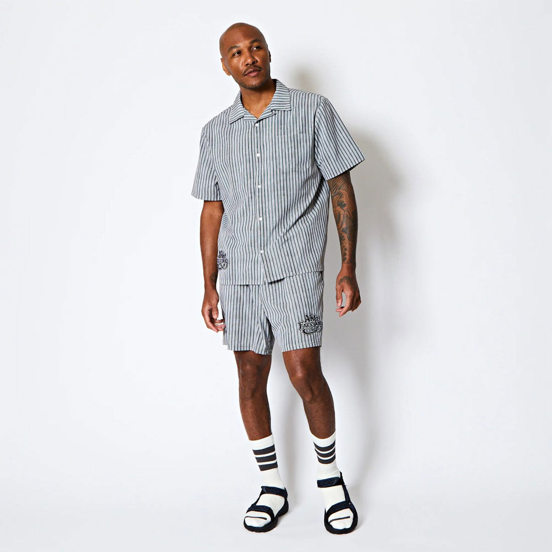 アクター AKTR フリーダム ストライプ シャツ（FREEDOM STRIPE SHIRTS） （GY） GY