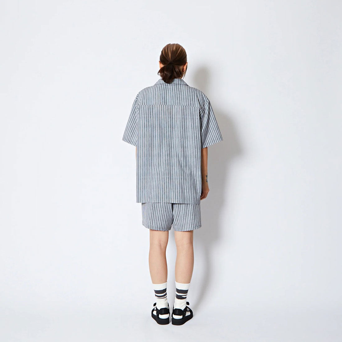 アクター AKTR フリーダム ストライプ シャツ（FREEDOM STRIPE SHIRTS） （GY） GY