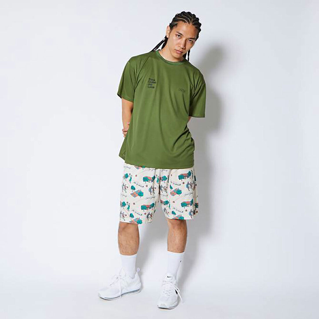 アクター AKTR AKTR ALOHA 6.5-INCH SHORTS（アクター アロハ 6.5インチ ショーツ） （ECRU） ECRU