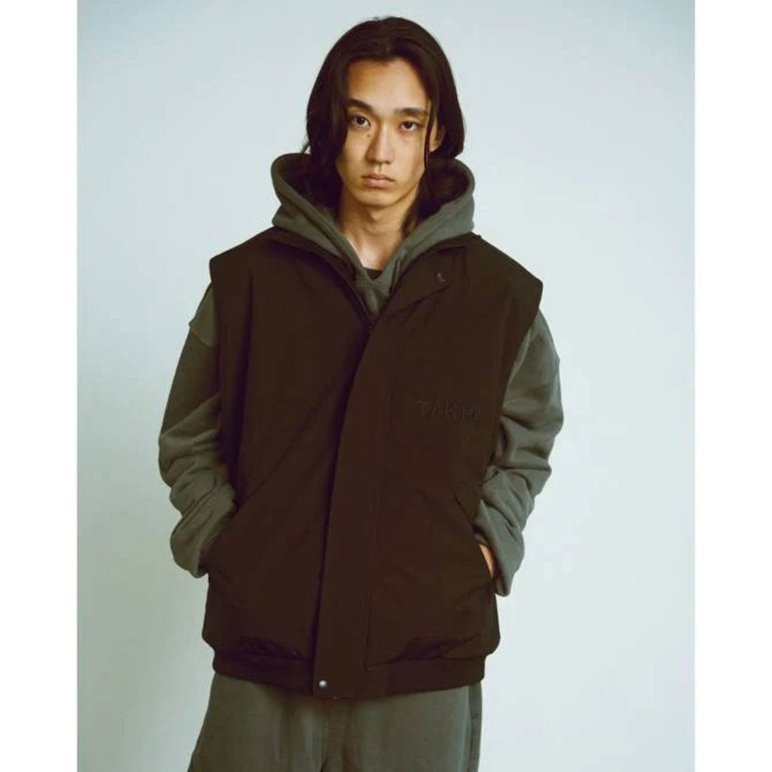 アクター AKTR AKTR 68xAKTR REV FLEECE VEST JACKET（アクター 68xアクター REV フリース ベスト ジャケット） （ブラック） ブラック