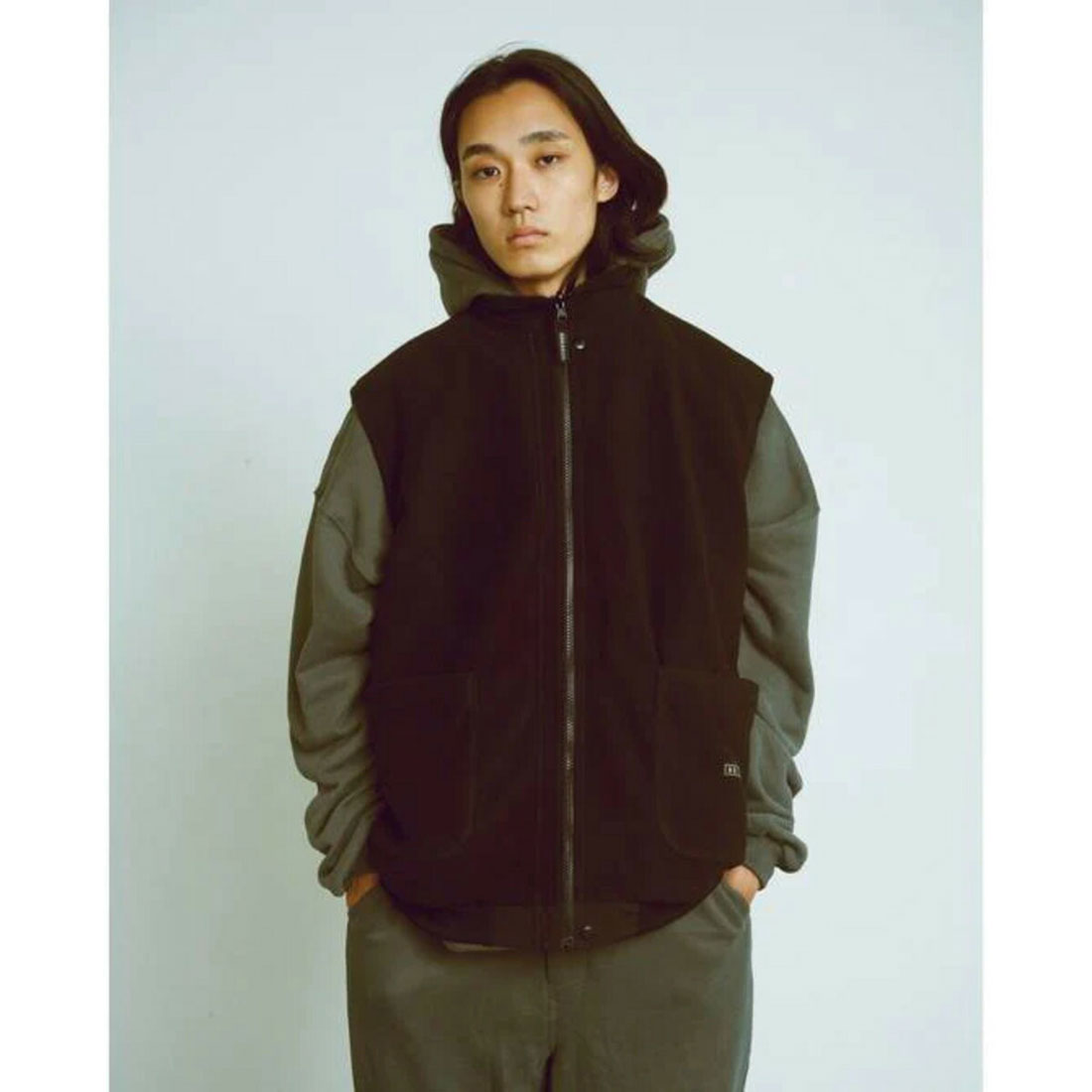 アクター AKTR AKTR 68xAKTR REV FLEECE VEST JACKET（アクター 68xアクター REV フリース ベスト ジャケット） （ブラック） ブラック
