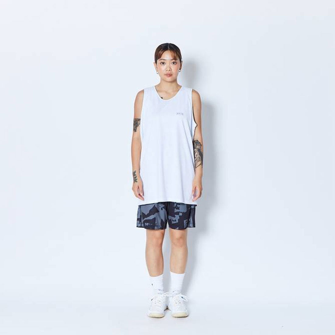 アクター AKTR AKTR CUT-UP CAMO REVERSIBLE TANK（アクター カットアップ カモ リバーシブル タンク） （BKxWH） BKxWH