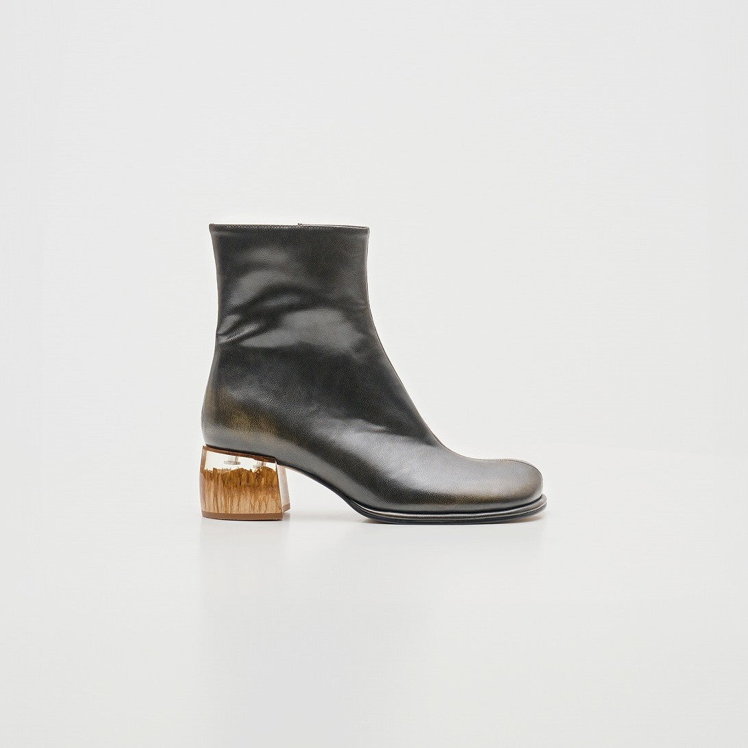 ADELA OBJETHEEL BOOTS,VINTAGE BLACK