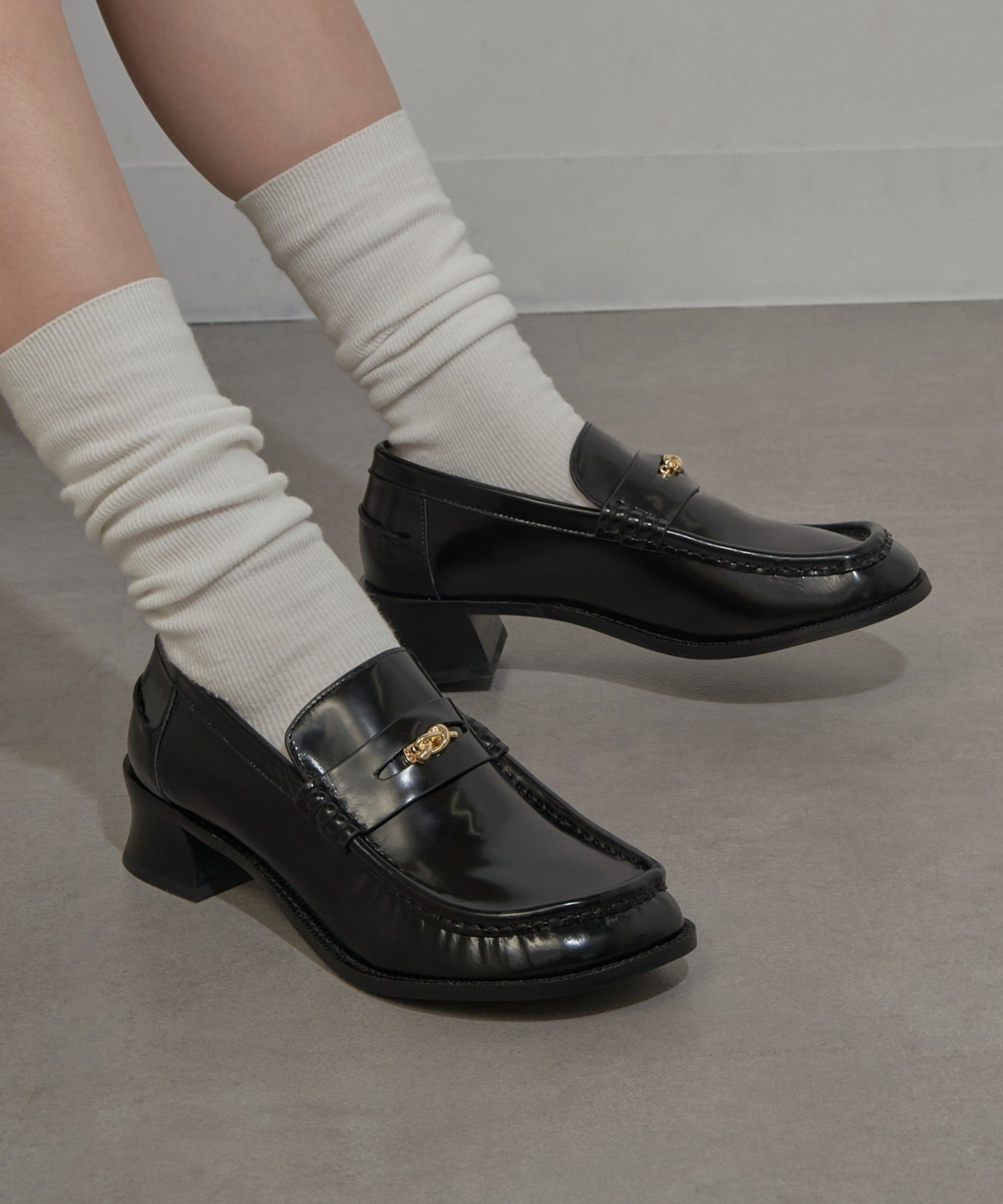 アルム ALM. DYNA LEATHER LOAFERS AL113 （ブラック） ブラック