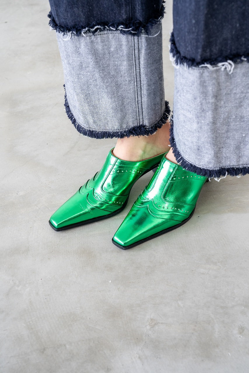 SOPHIA LEATHER MULES