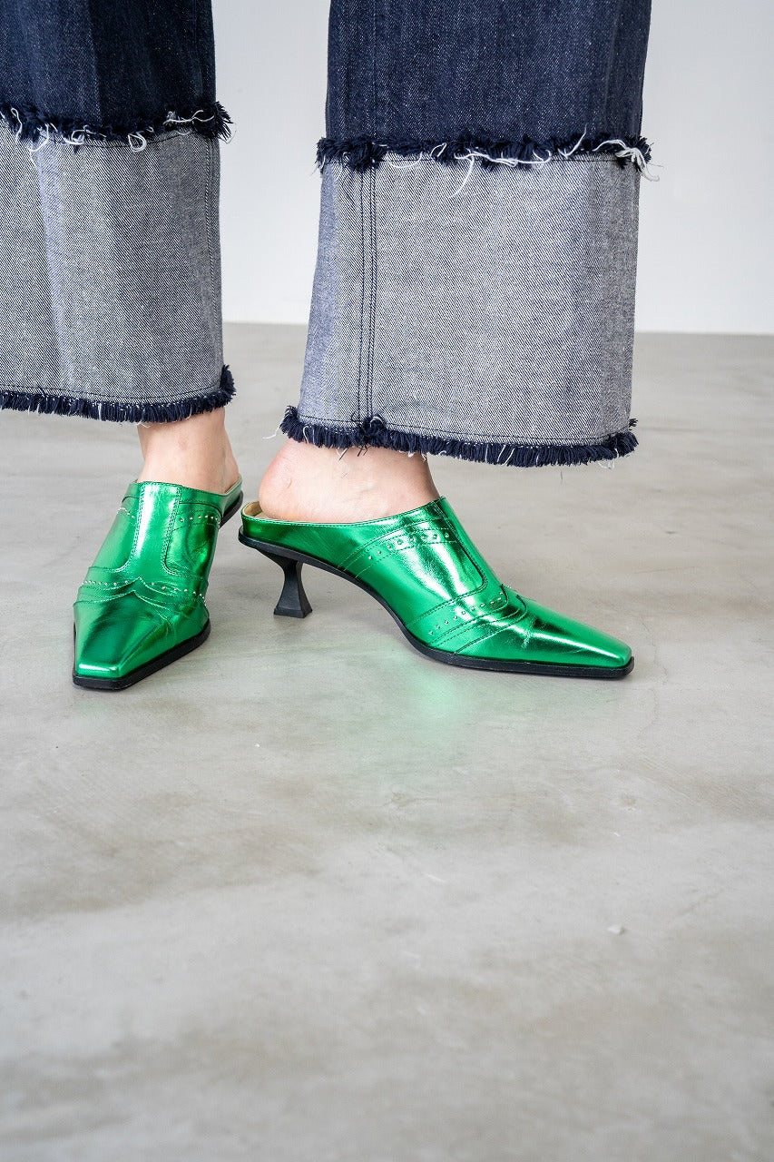 SOPHIA LEATHER MULES