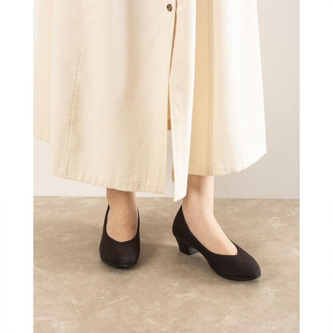 ALL DAY WALK Almond Toe Pumps