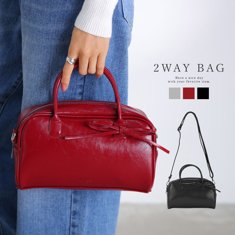 ALTROSE 2WAY Ribbon Boston Bag Fione