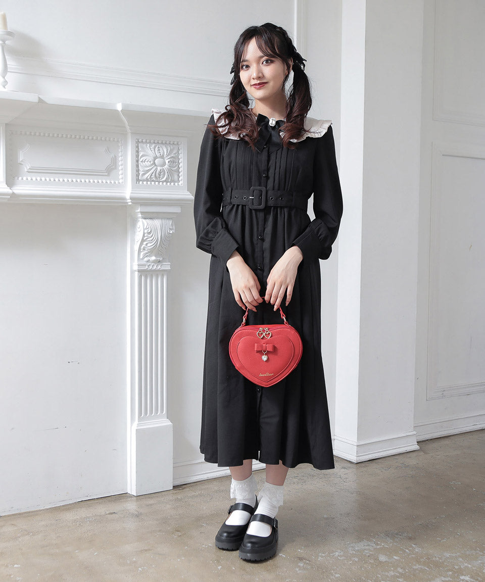 ALTROSE Heart Shoulder Bag Handbag Ribbon Bijou 2WAY Arabel