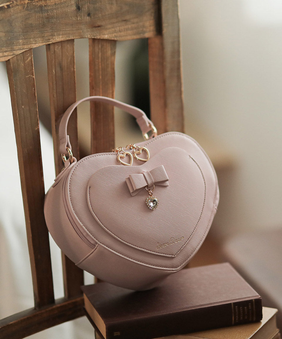 ALTROSE Heart Shoulder Bag Handbag Ribbon Bijou 2WAY Arabel