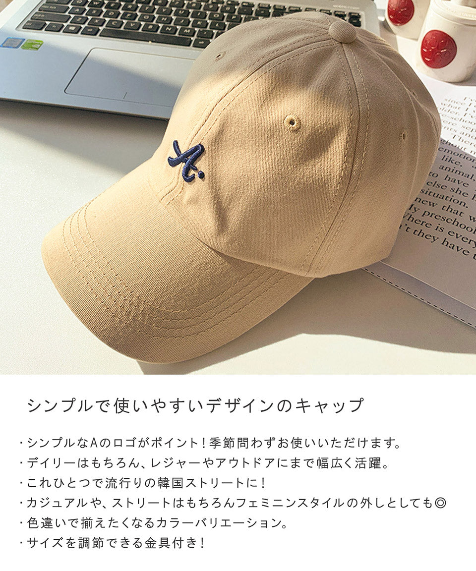 ALTROSE Cap Hat Simple Embroidery One Point Plain Outdoor Sporty Simple Casual A.Cap