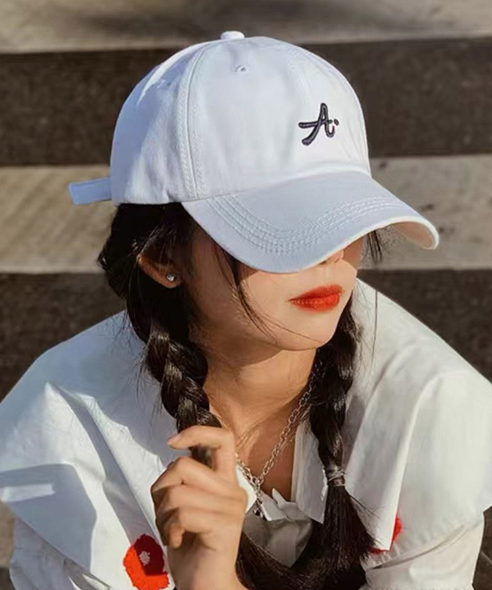 ALTROSE Cap Hat Simple Embroidery One Point Plain Outdoor Sporty Simple Casual A.Cap
