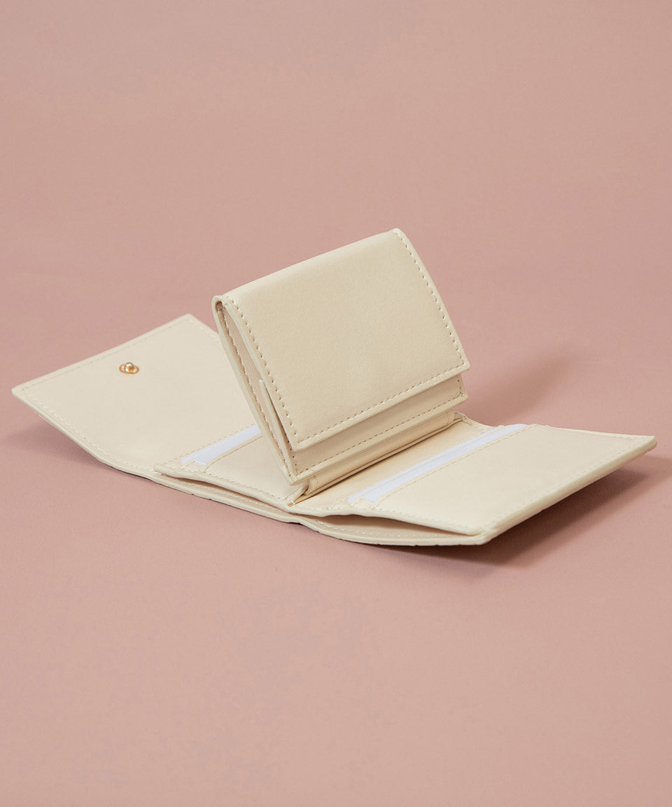 Altorose ALTROSE Ribbon Bijou Box Coin 3-Fold Wallet Tri-Fold Wallet Mini Wallet Mini Wallet Potage