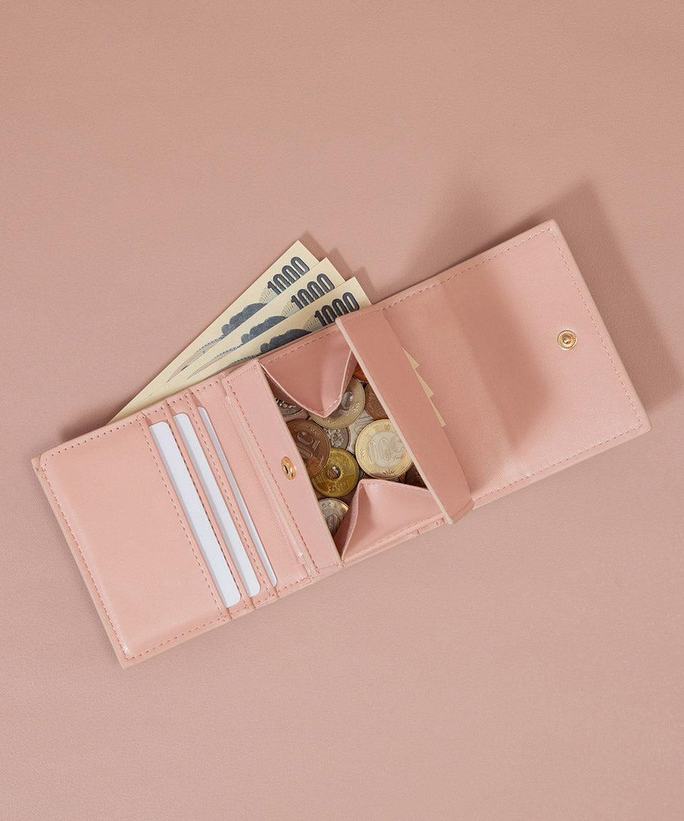 Altorose ALTROSE Ribbon Bijou Box Coin 3-Fold Wallet Tri-Fold Wallet Mini Wallet Mini Wallet Potage