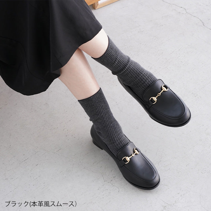 アレッタ ALETTA ローファー レディース ALETTA 防水 ラウンドトゥ 2.5cmヒール パンプス 歩きやすい 疲れない 痛くない 走れる （ベージュ（本革風スムース）） ベージュ（本革風スムース）
