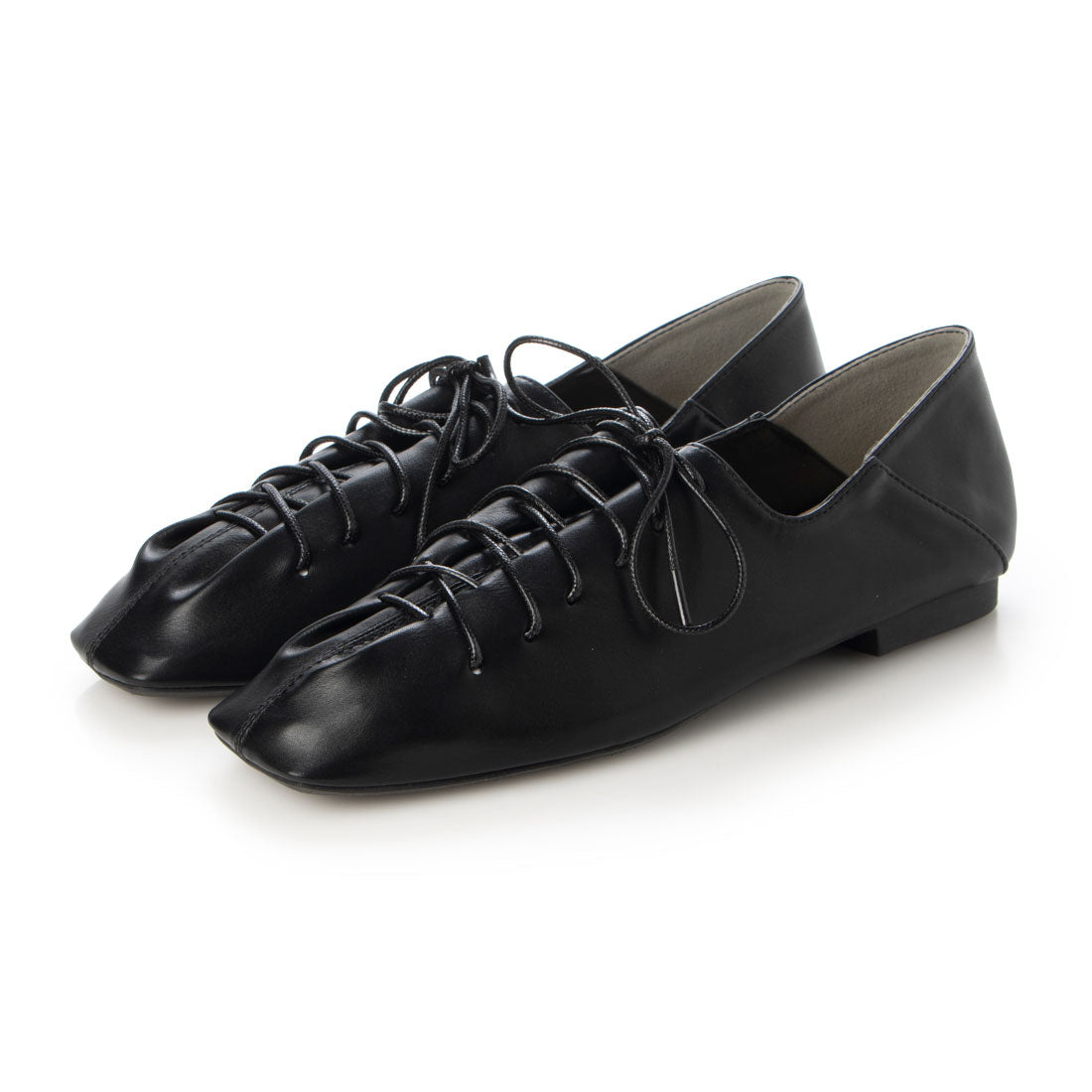 ALETTA Soft Square Toe 2WAY Mannish Shoes