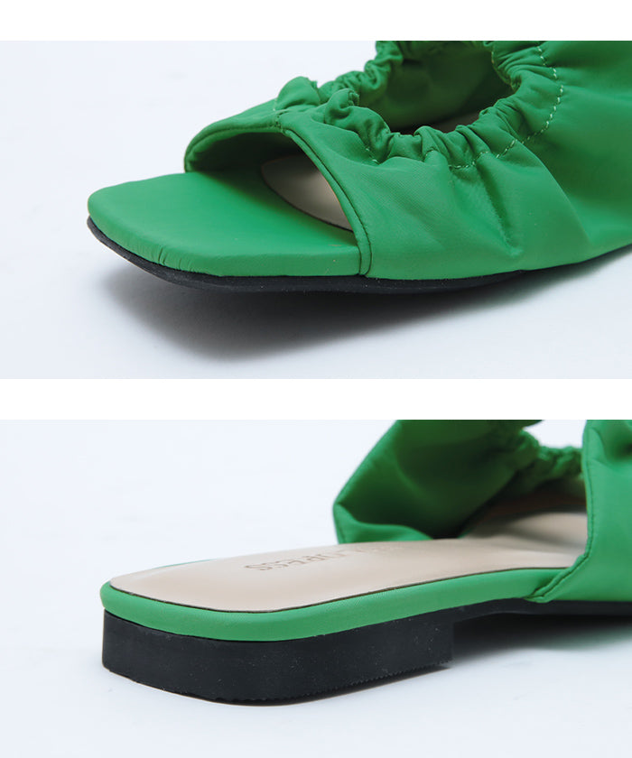 Seedless SEA DRESS Gathered Design Sandals