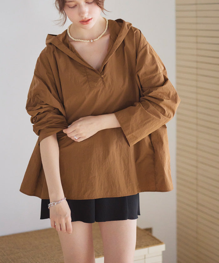 シードレス SEA DRESS 撥水オーバーサイズラッシュガードトップス【返品不可商品】 （バニラ） バニラ