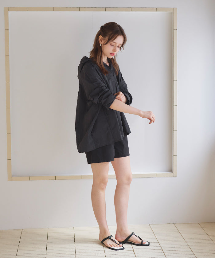 シードレス SEA DRESS 撥水オーバーサイズラッシュガードトップス【返品不可商品】 （バニラ） バニラ