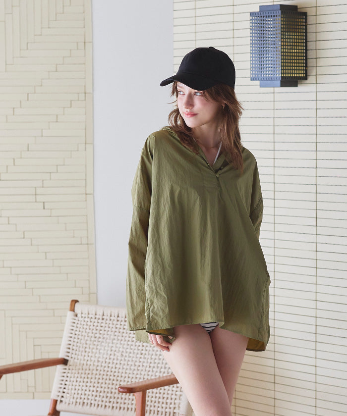 Seedless SEA DRESS Water-Repellent Oversized Rash Guard Top 【Non-Returnable Item】