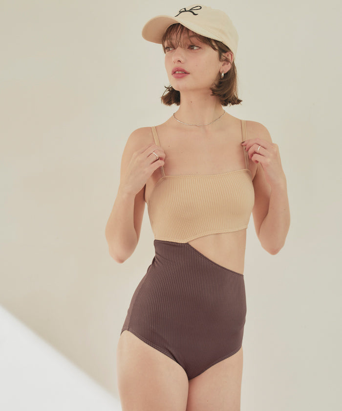 Seedless SEA DRESS Top with Side Open Design Dress/Swimsuit【Non-returnable item】