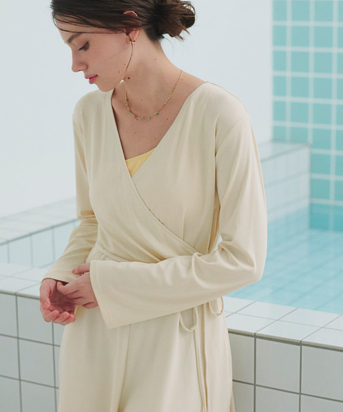 Seedless SEA DRESS Thin Ribbed Cache-Coeur All-in-One/Rash Guard