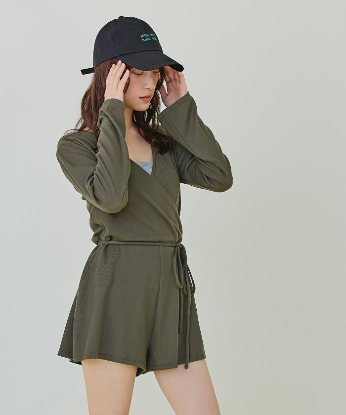 Seedless SEA DRESS Thin Ribbed Cache-Coeur All-in-One/Rash Guard