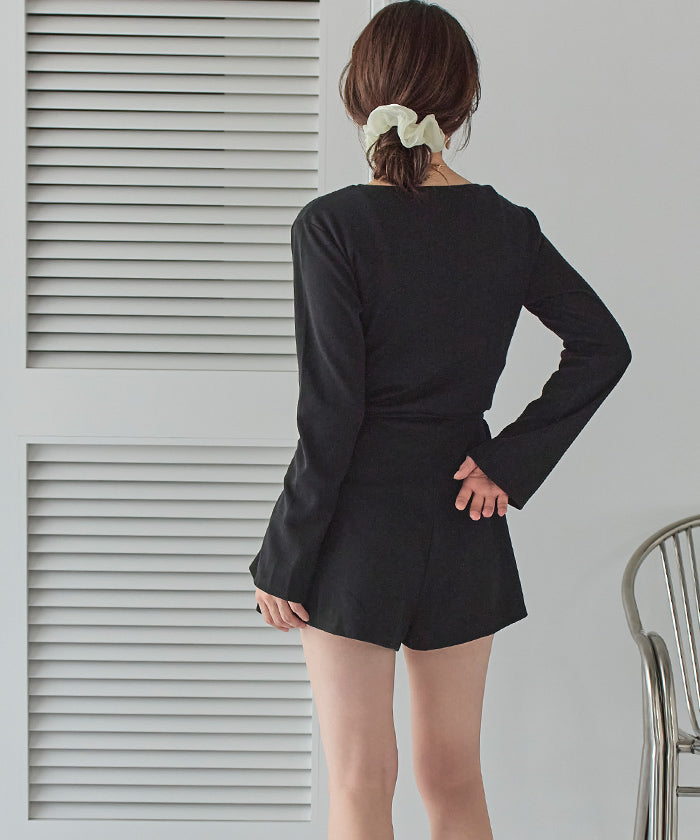 Seedless SEA DRESS Thin Ribbed Cache-Coeur All-in-One/Rash Guard