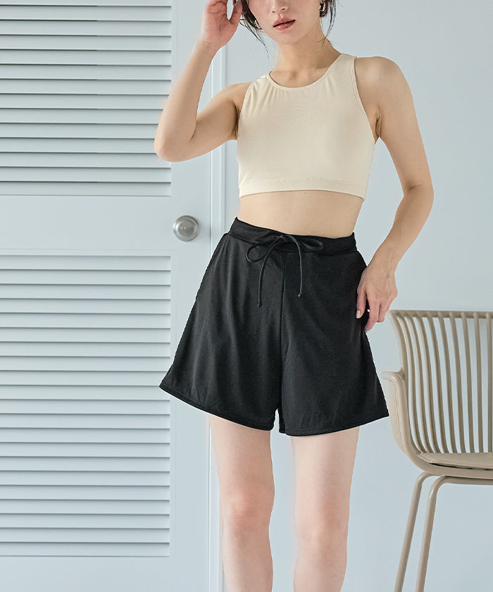 Seedless SEA DRESS 4-piece set / Short-sleeve T-shirt × Shorts × Bikini / Swimwear 【Non-returnable item】
