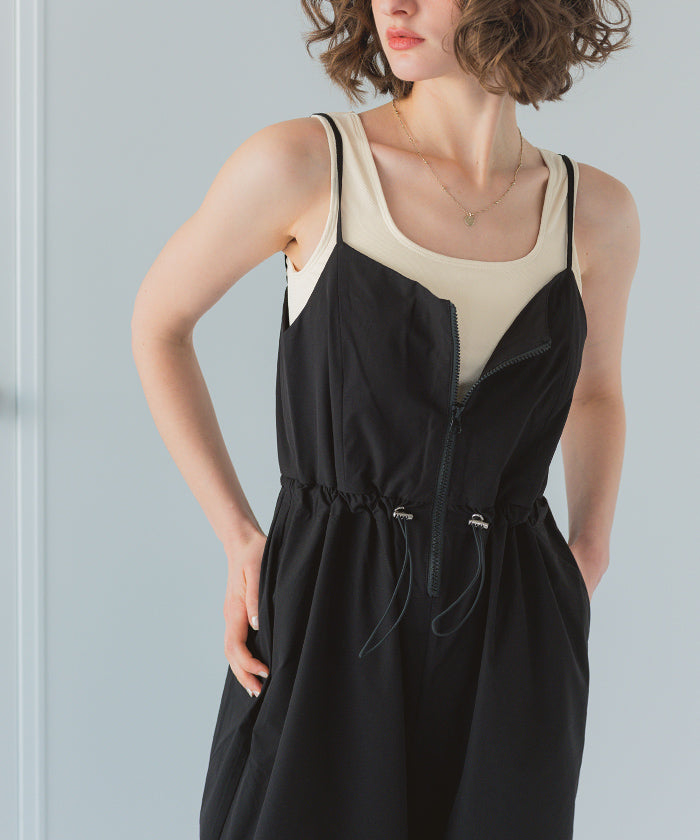 Seedless SEA DRESS 3-piece set / All-in-one rash guard × bikini / Swimwear 【Non-returnable item】