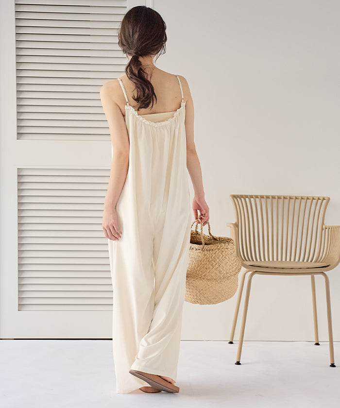 シードレス SEA DRESS 3点セット/キャミソールオールインワン×ビキニ/水着 【返品不可商品】 （ダークブラウン） ダークブラウン