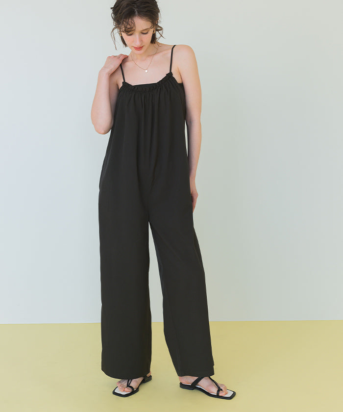 シードレス SEA DRESS 3点セット/キャミソールオールインワン×ビキニ/水着 【返品不可商品】 （ブラック） ブラック