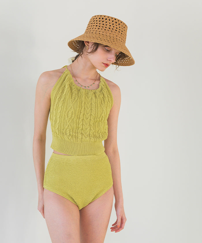 Seedless SEA DRESS American Sleeve Knit Bikini/Swimsuit 【Non-returnable item】