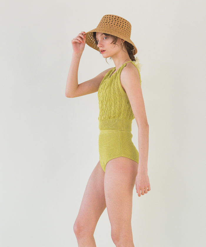 Seedless SEA DRESS American Sleeve Knit Bikini/Swimsuit 【Non-returnable item】