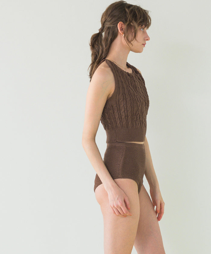 Seedless SEA DRESS American Sleeve Knit Bikini/Swimsuit 【Non-returnable item】