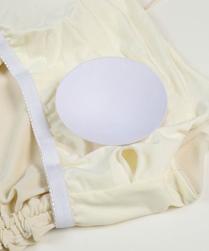 Seedless SEA DRESS 4-piece set / Blouson with rash guard × bikini / Swimwear 【Non-returnable item】